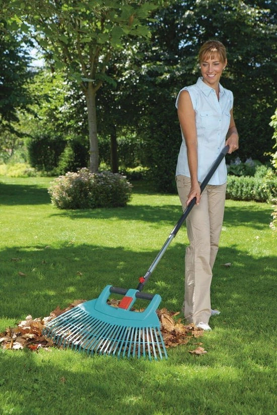 Sistema combi in alluminio e acciaio da 130 cm con manico curvo