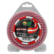 FILO PROFESSIONALE SILENZIATO 'STRATUS' ovale elicoidale mm 4,0 mt 9