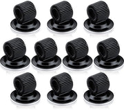 Organizzatore per Pennarelli in Acciaio Manganese - Autoadesivo - Nero - Ideale per Whiteboard - Set da 10