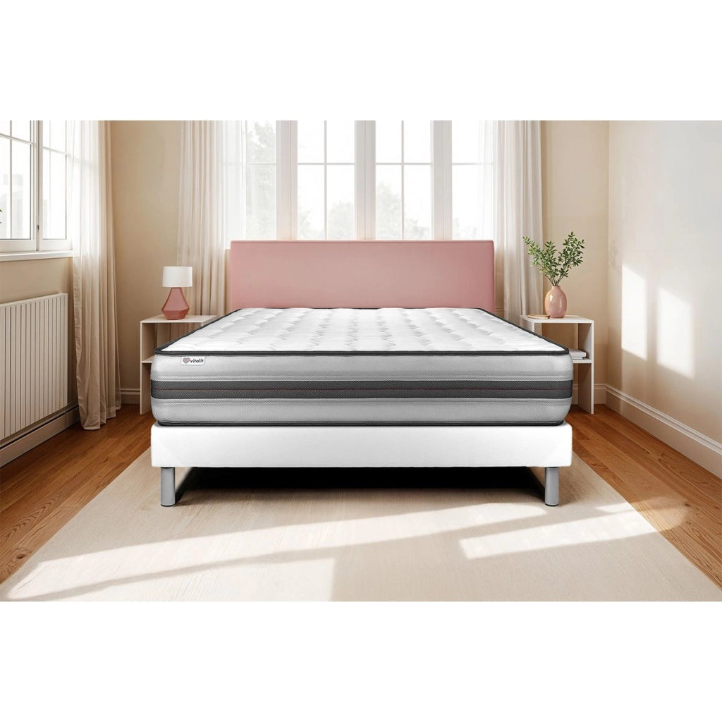 Materasso 100x210cm a molle insacchettate e memory foam - Vitalpower Recover