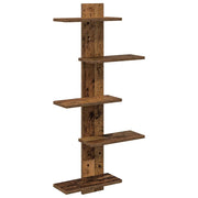 Mensola a muro flottante Legno antico 48,5 x 15 x 101 cm 8012202