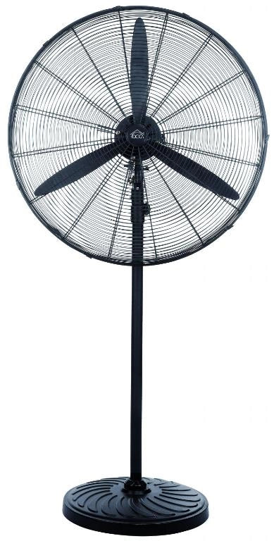 Ventilatore a Colonna Industriale Diametro 66 cm Nero 130 Watt