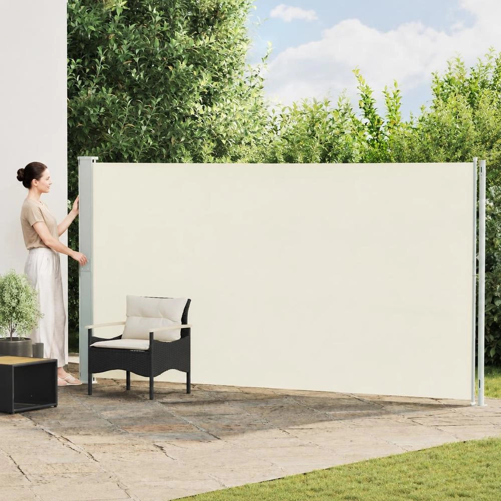 Extendable Side Awning 200x600 Cm Cream