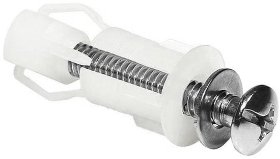 Fissaggi e accessori per sedile WC 2 pezzi viti per coperchio WC in acciaio inossidabile fissaggio superiore viti viti nylon espandibili per fissaggio per coperchi WC foro cieco