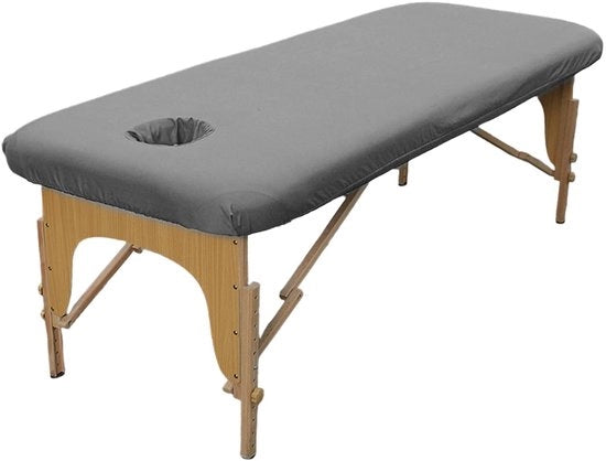 Tavolo massaggiante 80 x 190 cm - Resistente all'olio - Lavabile - Elastico - Respiro - Velo di poliestere soffice