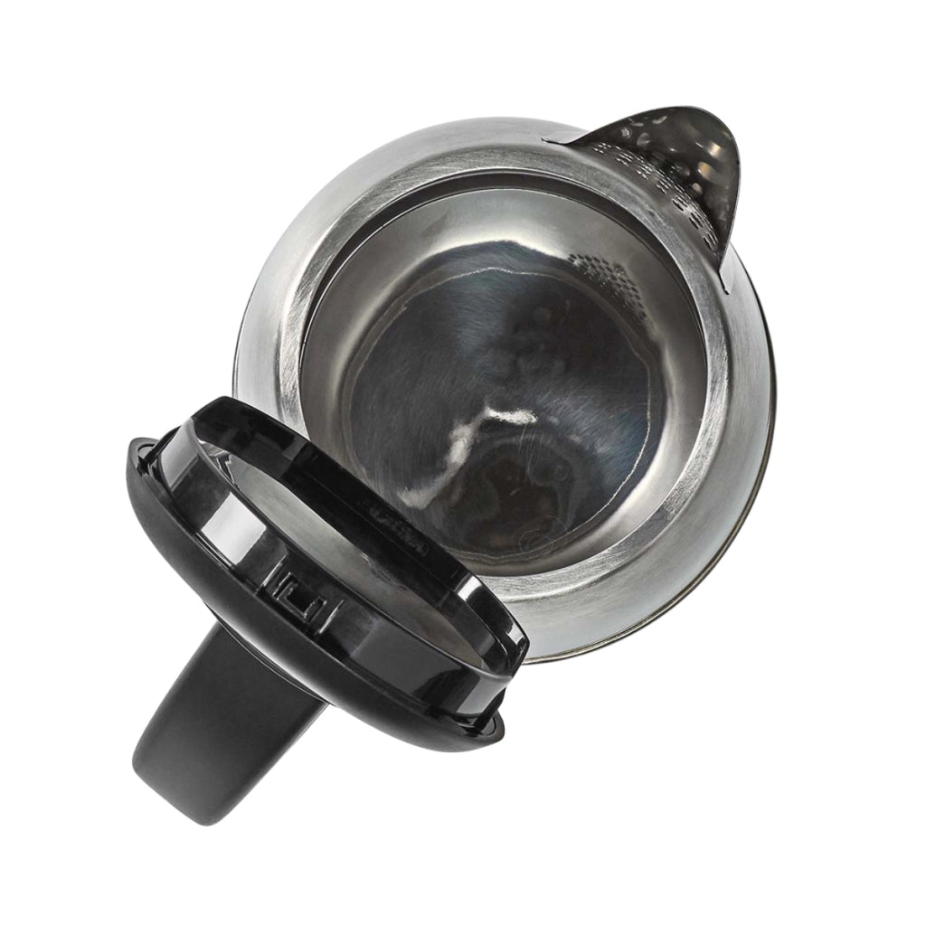 Bollitore 1,7 L 2200W in Acciaio Inossidabile con Strix e Riscaldamento Nascosto Nero / Argento MELISSA