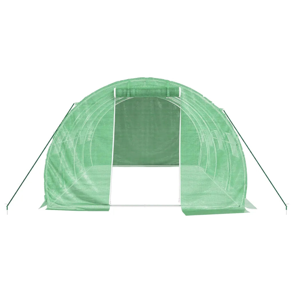 Serra con Telaio in Acciaio Verde 12 m² 4x3x2 m 3188039