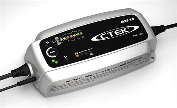 MXS10 caricabatterie Ctek 12V 10A per batterie a 12 V da 20 a 200 Ah