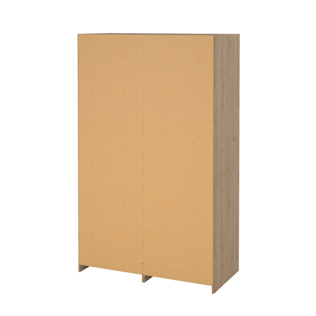 Armadio multiuso grande Bedollo, Mobile multifunzionale, Mobiletto scarpiera, Guardaroba porta scarpe, 121x60 h200 cm, Rovere