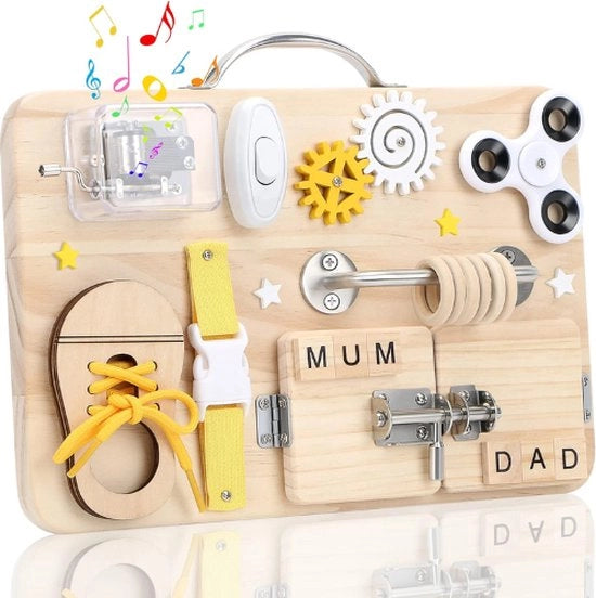 Attività Educativa per Bambini Montessori - Tavolo di Attività Montessori - Giocattoli Educativi - Giocattoli per Bambini di 3 Anni