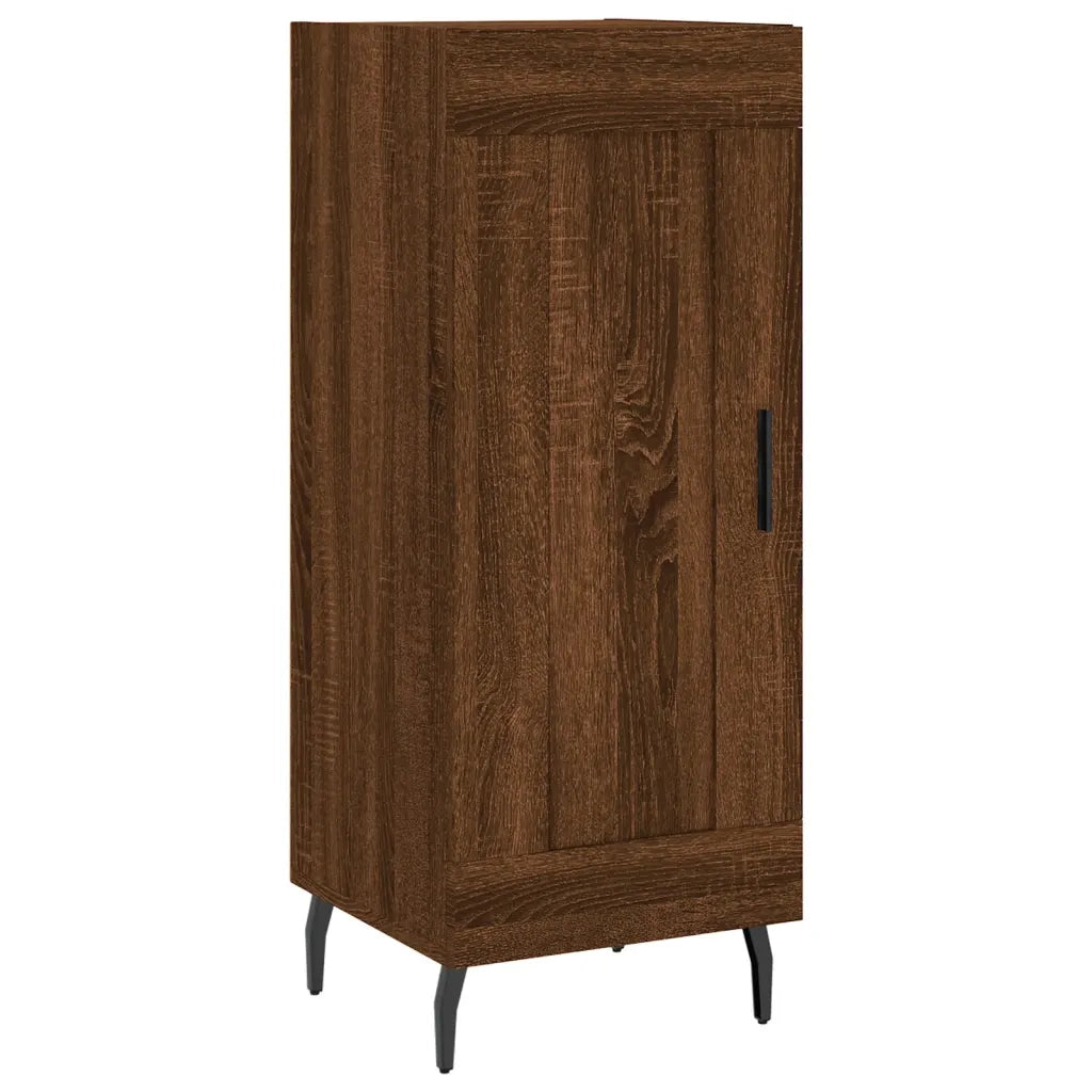 Credenza Rovere Marrone 34,5x34x90 cm in Legno Multistrato 830467