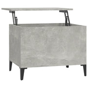 Tavolino salotto | Tavolino da caff¨¨ | Tavolino da Soggiorno Grigio Cemento 60x44,5x45 cm Legno Multistrato