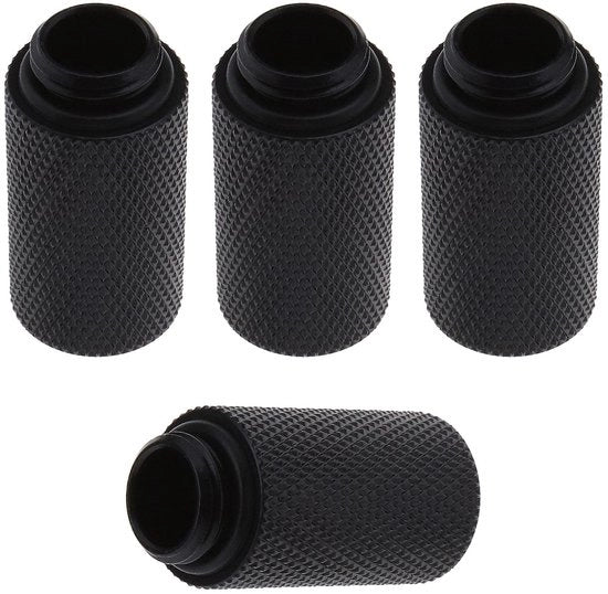 Adattatore di raffreddamento estensione G1/4 - 30mm rame nero - 4 pezzi