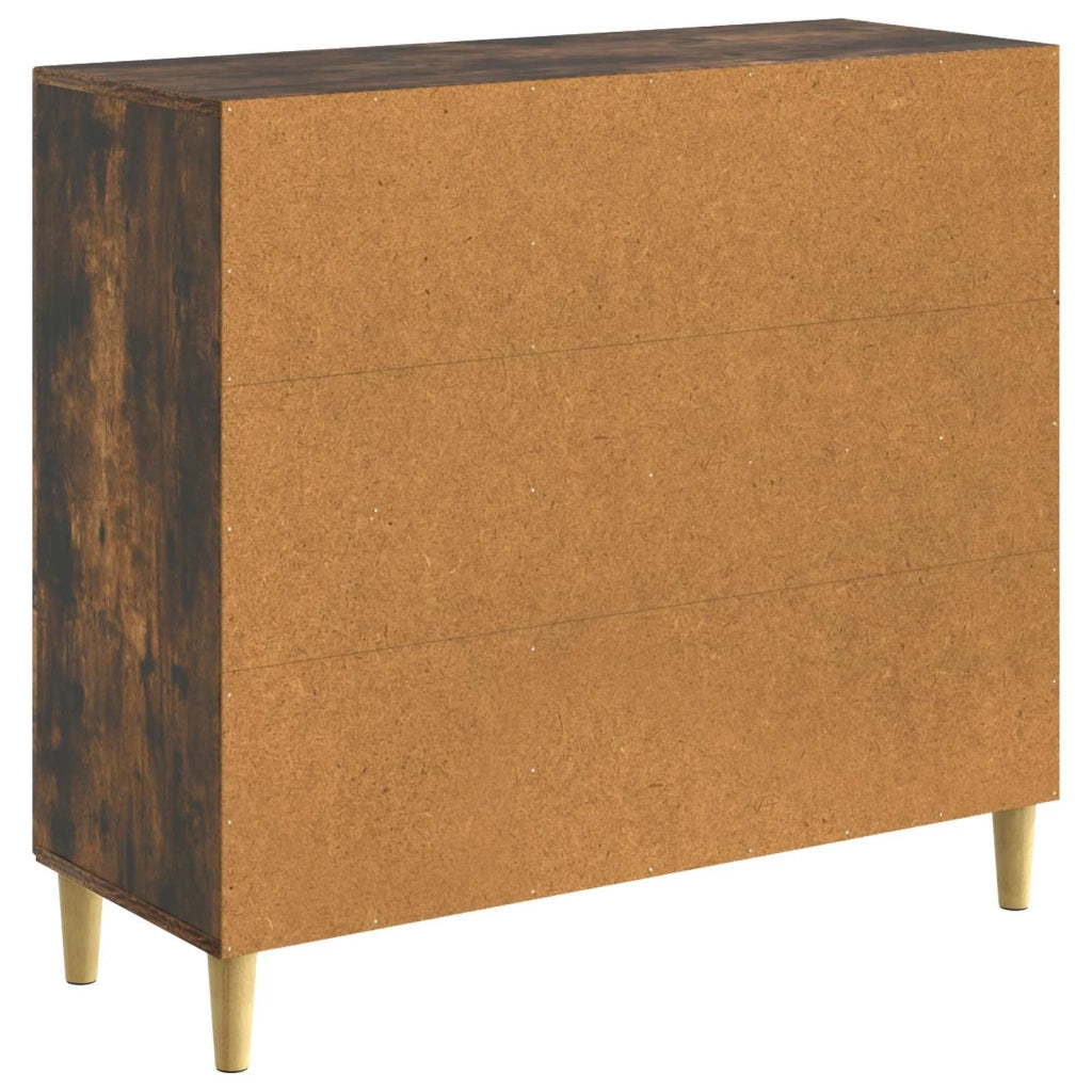 Credenza Rovere Fumo 89 x 34,5 x 80 cm Legno ingegnerizzato 894650
