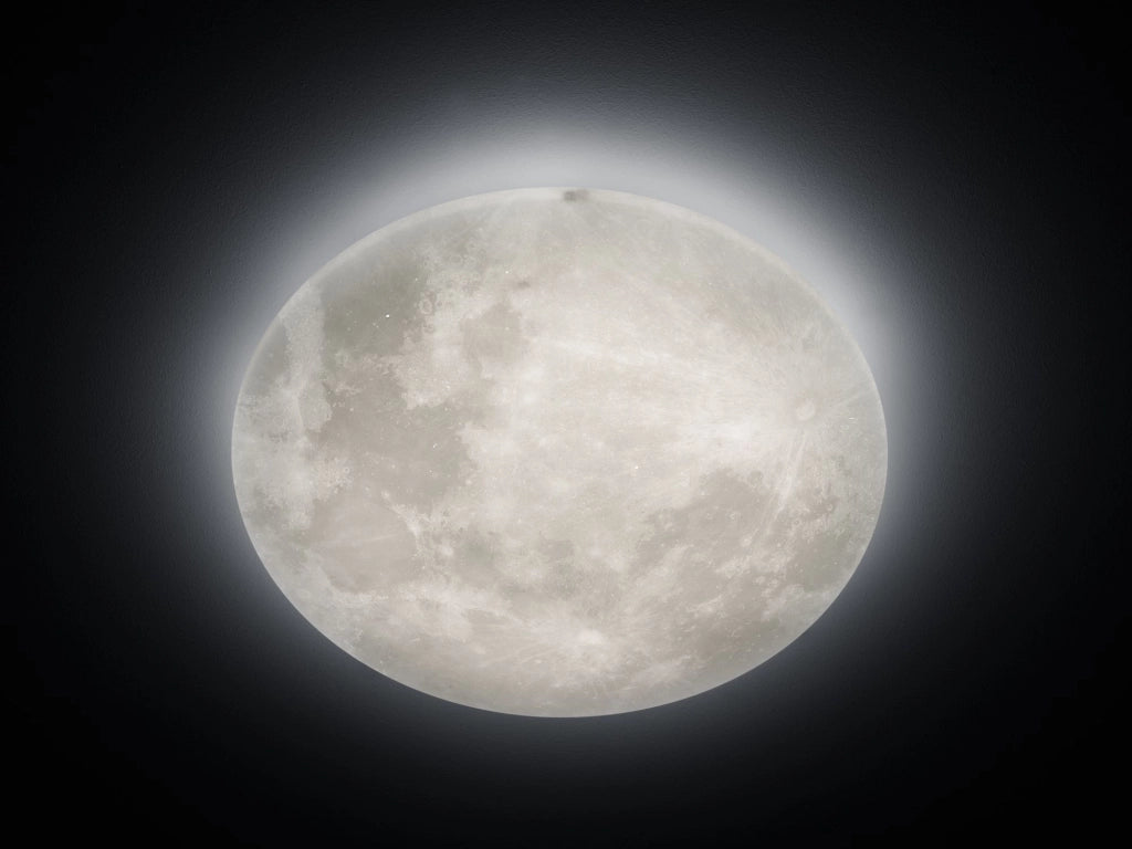 LUNAR PLAFONIERA LED 40W 4620lm, 3000K CON FASI LUNARI REGOLABILI CON TELECOMANDO MULTIFUNZIONE D. 60CM