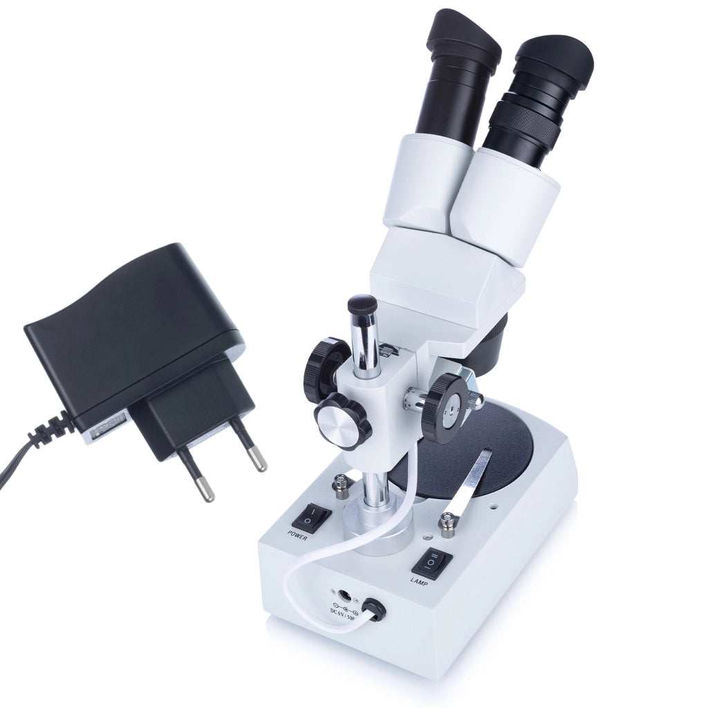 Mikroscopio Stereoscopico Binoculare Mars S MSMS-B-PZPD1 – Testa Rotante 360° | Zoom 10/20x Espandibile a 5/120x