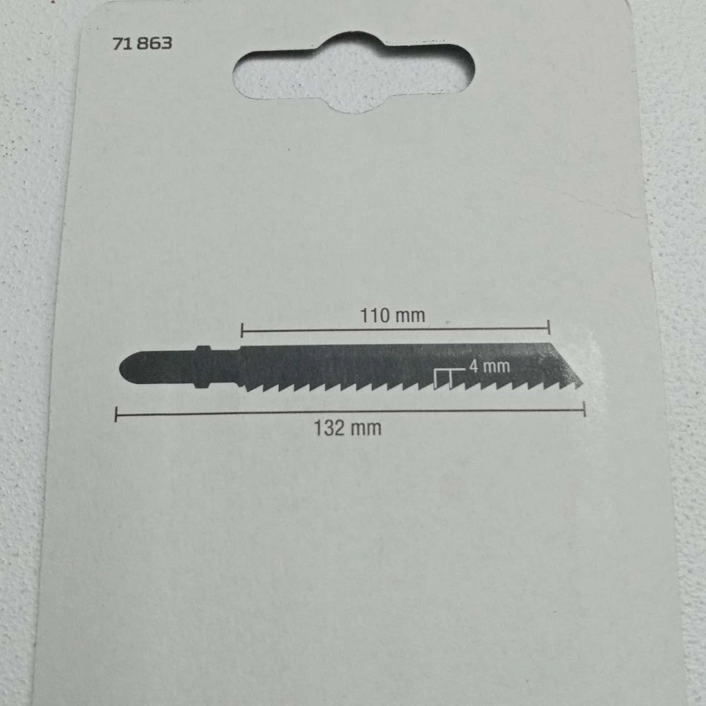 Benman lame attacco bosch da 110/132mm per seghetto alternativo per legno dentatura media - blister da 5 lame