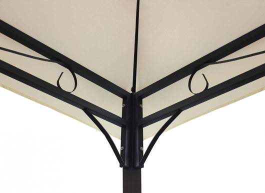 Gazebo Liberty 3x4 m in Acciaio Antracite