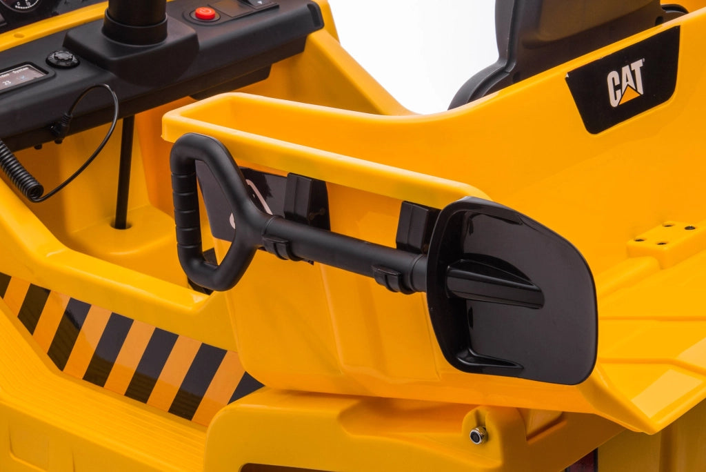 Camion Elettrico con Cassone Ribaltabile 12V Caterpillar Giallo