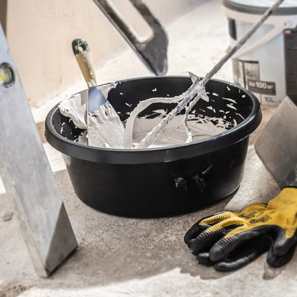 Contenitore da costruzione KADAX 11L, rotondo, per muratura, per malta e calcestruzzo, Kajfos, 6 pezzi