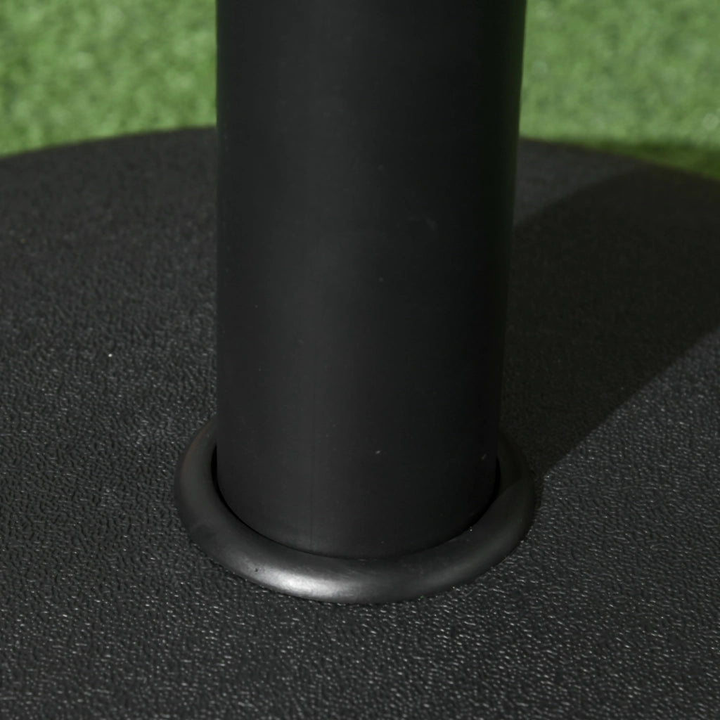 Base per Ombrellone in Cemento ¨C zephmum ¨C Nero ?35/38/48mm 49x37 cm