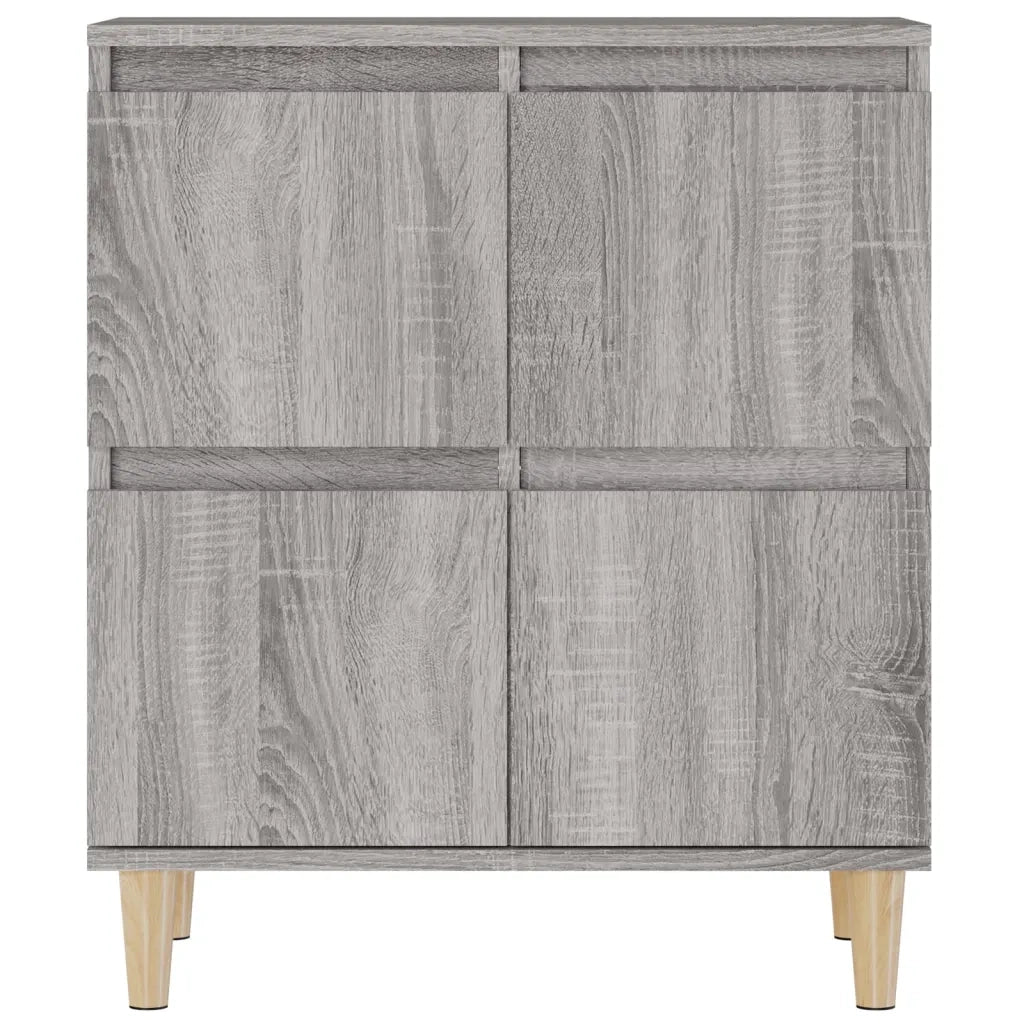 Credenze 2pz | Madia | Buffet da pranzo | Armadio da pranzo Grigio Sonoma 60x35x70 cm in Legno Multistrato