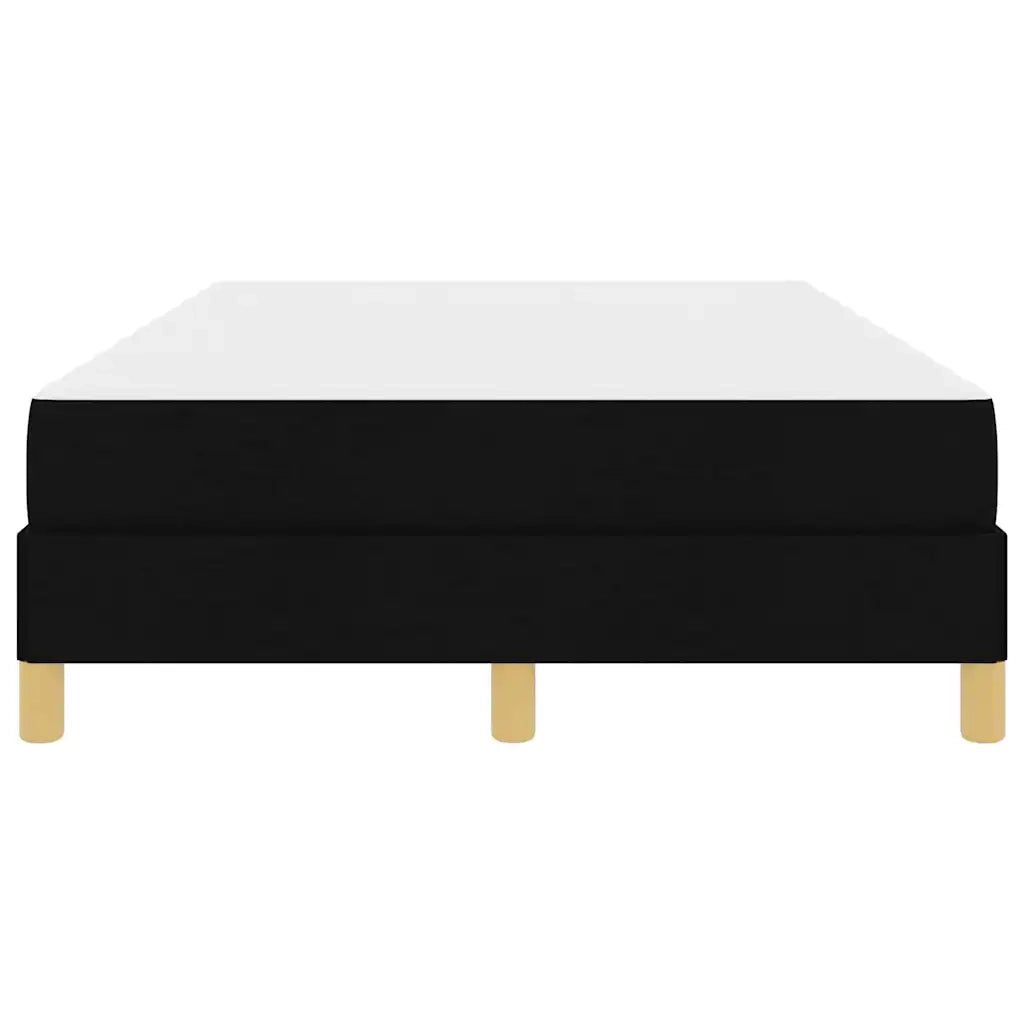 Letto a molle con materasso Nero 120 x 200 cm Tessuto 3398558
