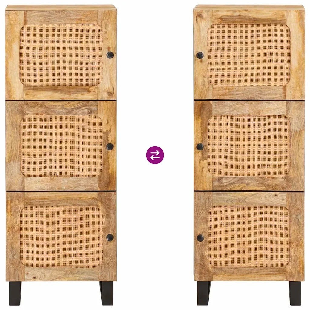 Credenza-Buffet-Armadio da cucina Marrone 60 x 33,5 x 100 cm Legno di mango massello