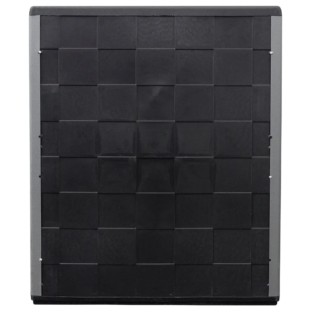 Armadio da Giardino Grigio e Nero 68x37x84 cm in PP cod mxl 48393
