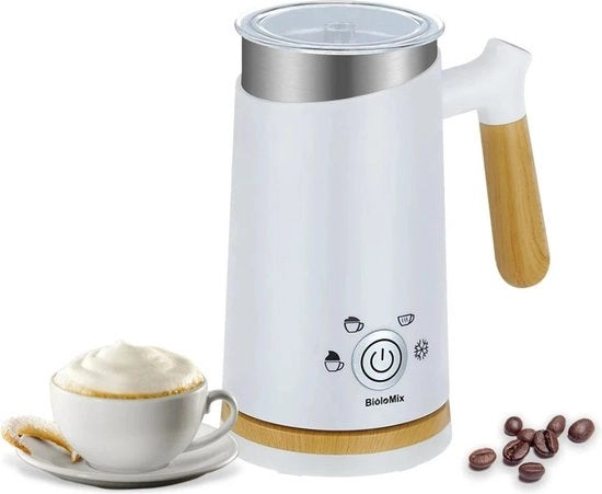 Melkopschuimer 4 in 1 elettrico - Funzione calda e fredda - Modello 4 in 1 - Capacità 4 in 1 - 4 funzioni in 1 - 220-240V - 50/60Hz - 400W - 4 funzioni in 1 - Bianco - 4 in 1 - Melkopschuimer elettrico multifunzione