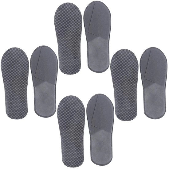 Slipper Luxe da Hotel - Set di 4 - Universale Misura EU 37-43 - Leggeri e Comodi - Slipper da Getto