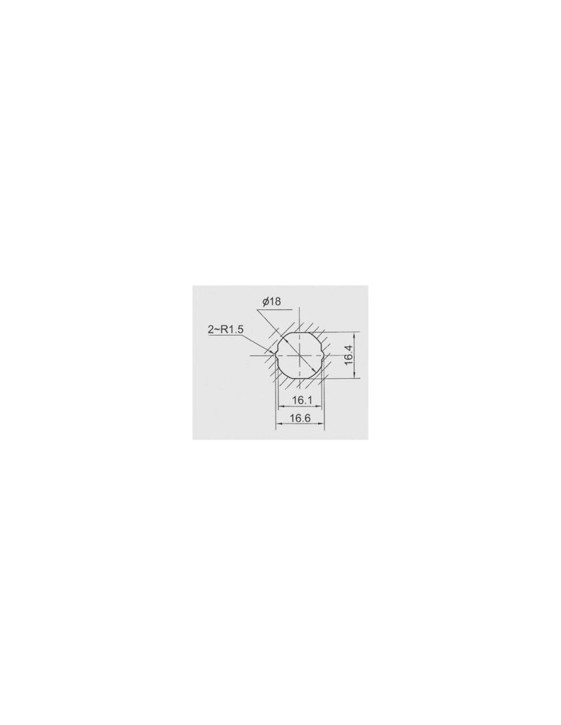 Cilindro con camma angolare a ore 12 per cassette postali, spessore da 0 a 12 mm – THIRARD