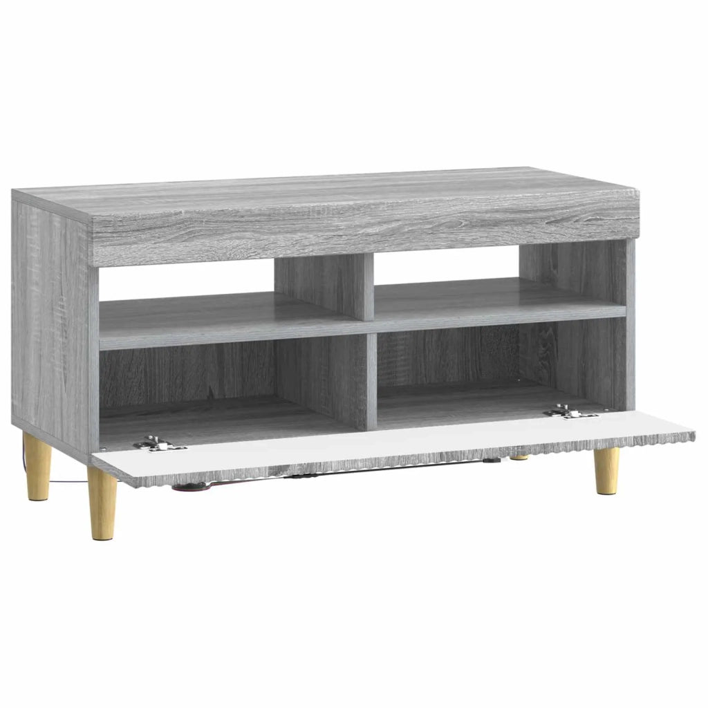 Mobile TV LED Sonoma grigio Legno ingegnerizzato 896781