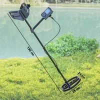 Metal Detector Professionale con 5 Modalità, Impermeabile IP68 e Display LCD Retroilluminato