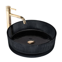 Lavabo Da Appoggio Rea Ingrid Black