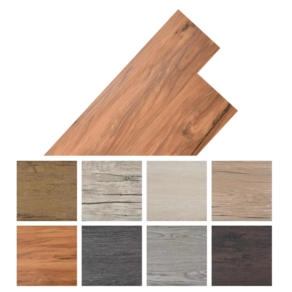 Plance per Pavimenti in PVC Autoadesive 30,5 x 61 cm 28 pz PVC CFW3103912