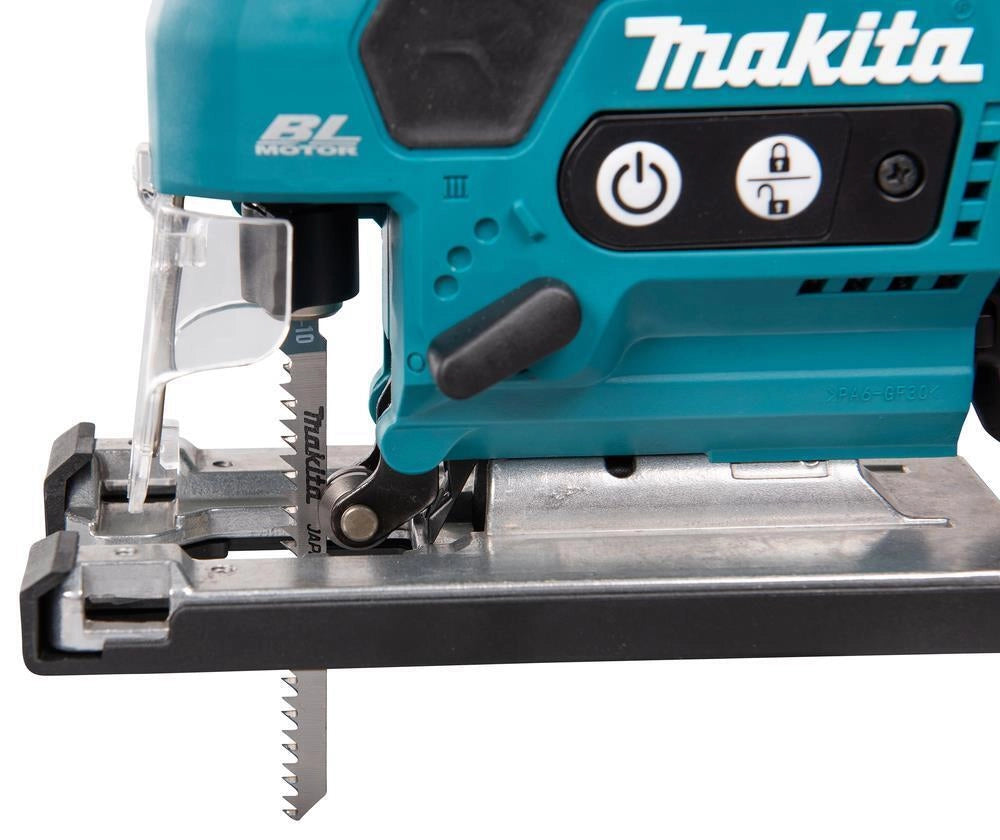 Makita DJV185RF1J seghetto alternativo a batteria 18 V motore brushless 3000 spm cambio lama senza utensili colore Verde