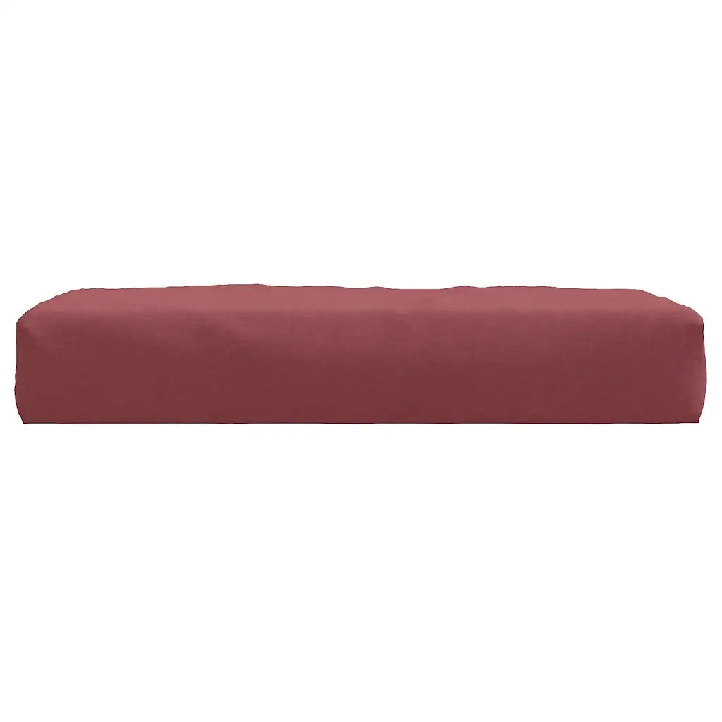 Cuscino per Pallet Rosso Vino MÃ©lange 60x60x9,5 cm in Tessuto
