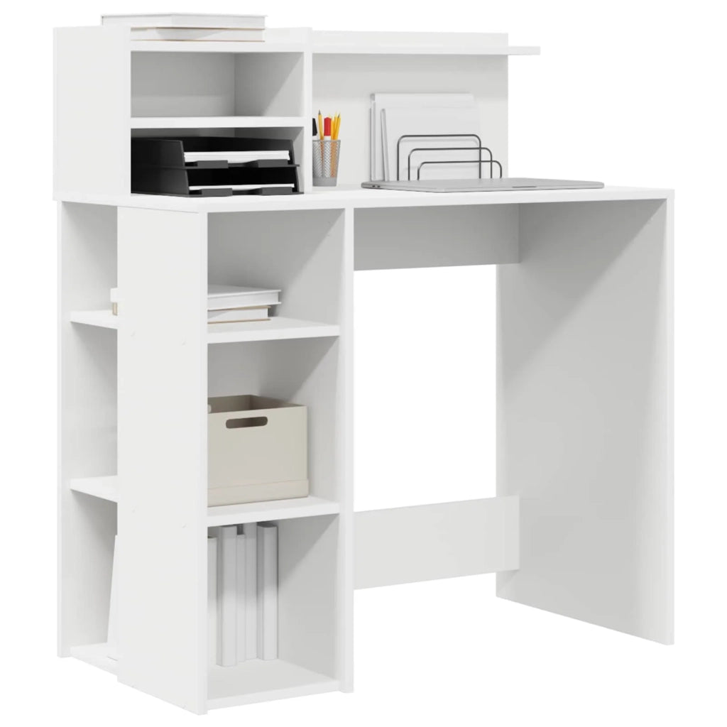 Scrivania Bianco 90 x 48 x 101,5 cm Legno multistrato 869522