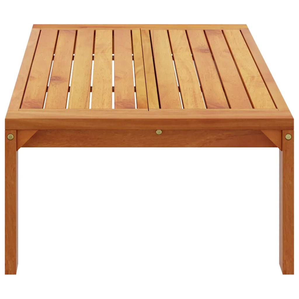 Tavolino da Giardino-Tavolo da Esterno 100x50x27 cm in Legno Massello di Acacia