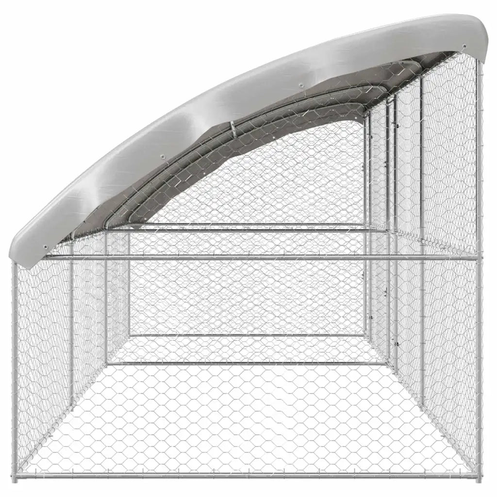 Cuccia per cani 3 pcs Argento 6 x 2 x 2 m Acciaio zincato 3368331