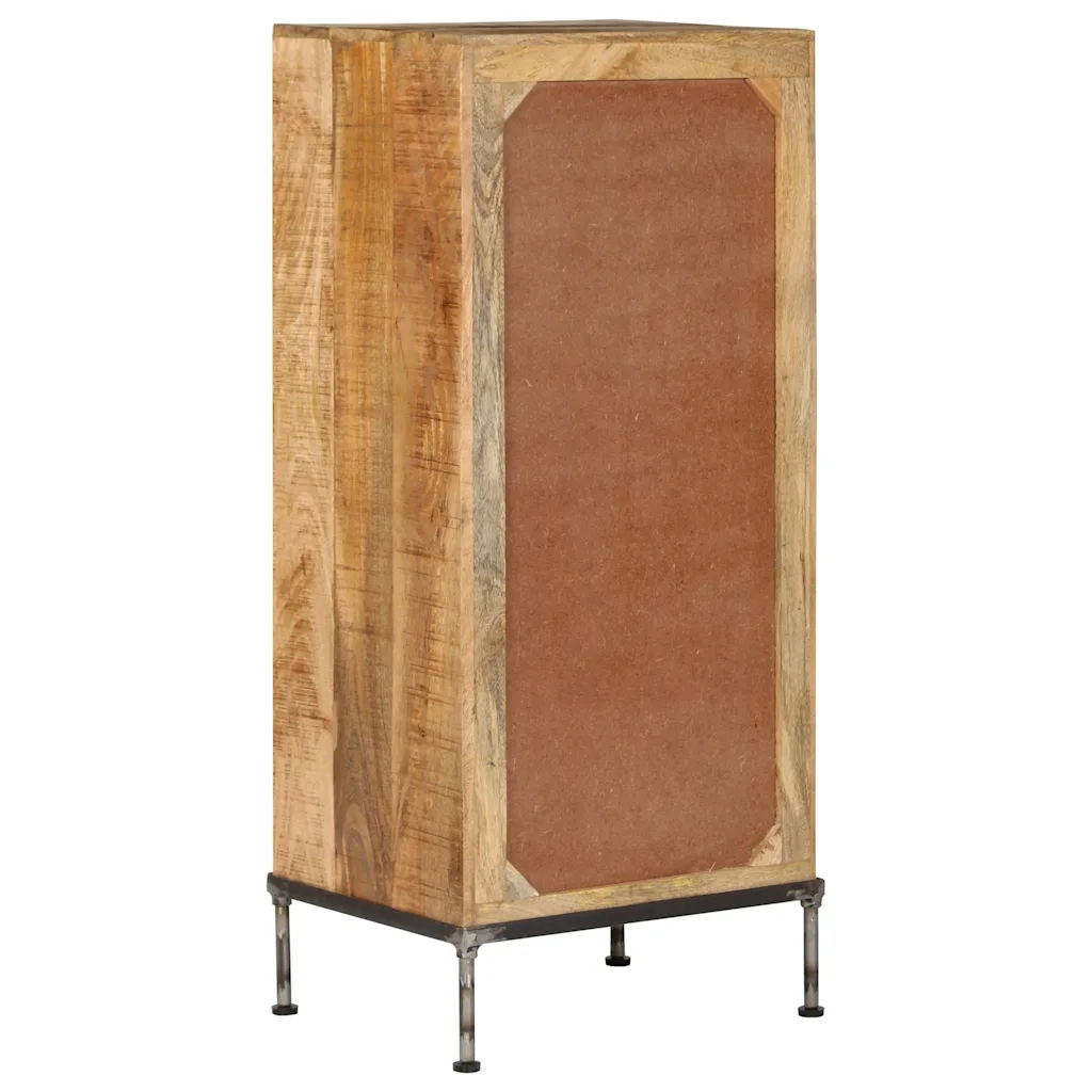 Cassettiera 45x35x106 cm in Legno Massello di Mango 247806