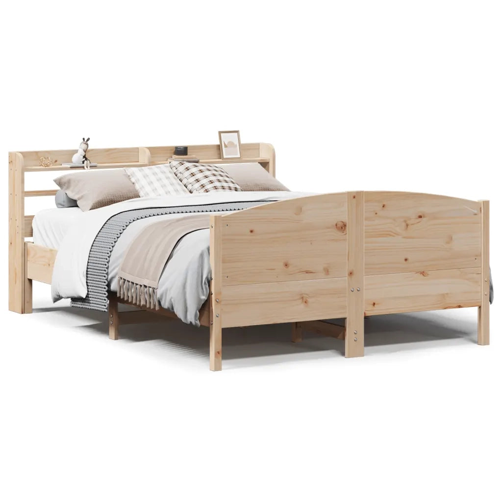 vidaXL Letto senza Materasso 160x200 cm in Legno Massello di Pino