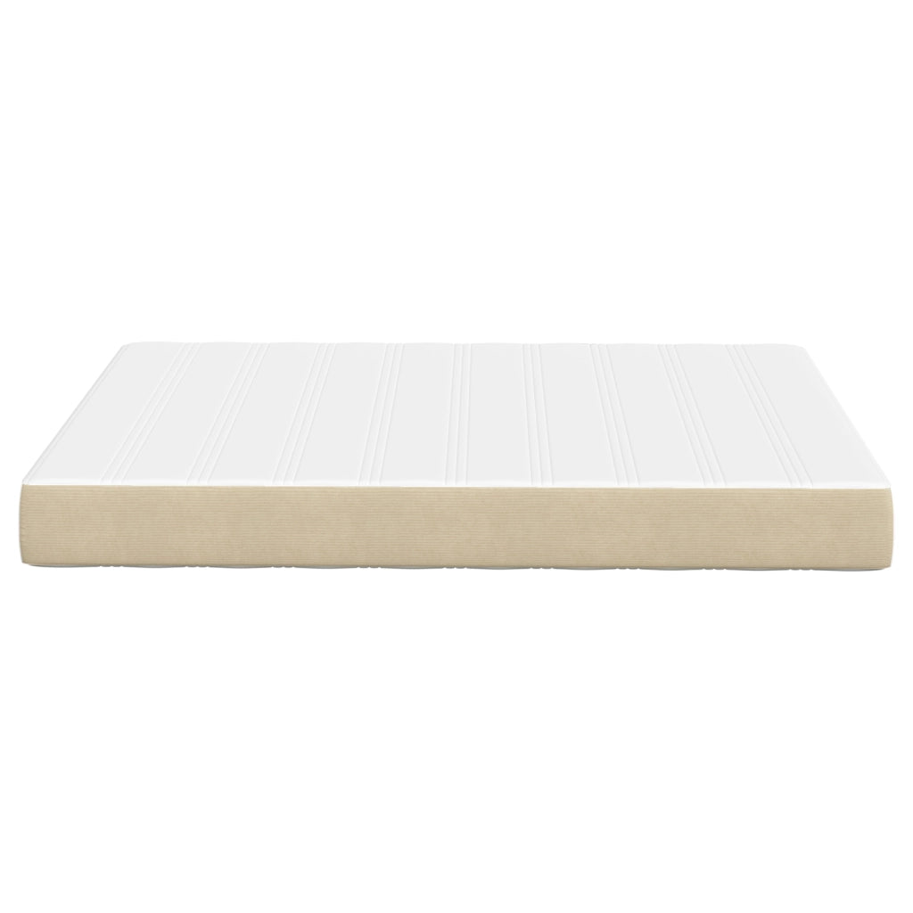 Materasso a Molle Insacchettate in Grigio Verde Chiaro, Durezza Media, 140x200x20 cm Tessuto