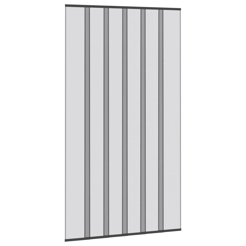 Zanzariera per porta con tenda in rete Nero poliestere 42037251