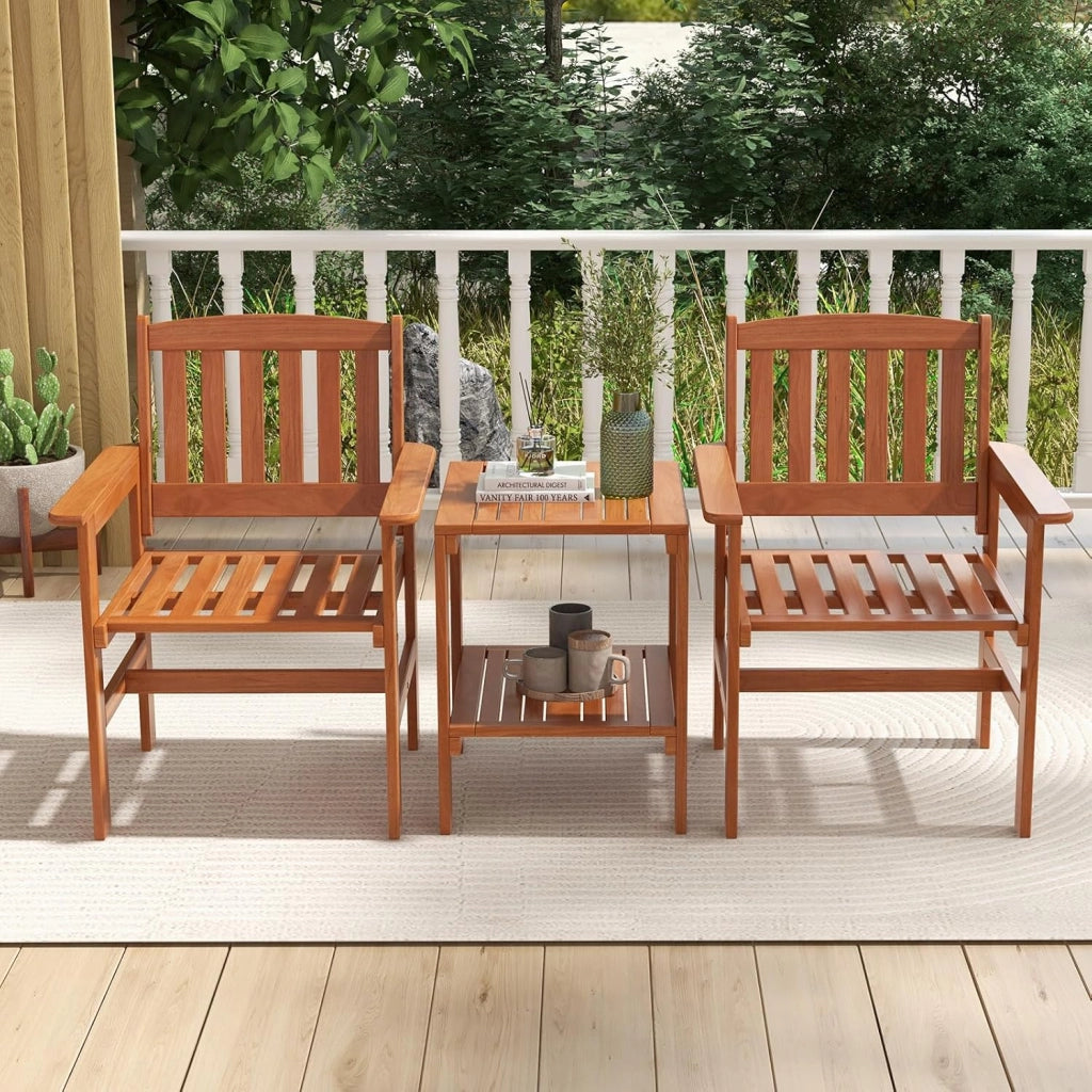 Set di 3 mobili da terrazza