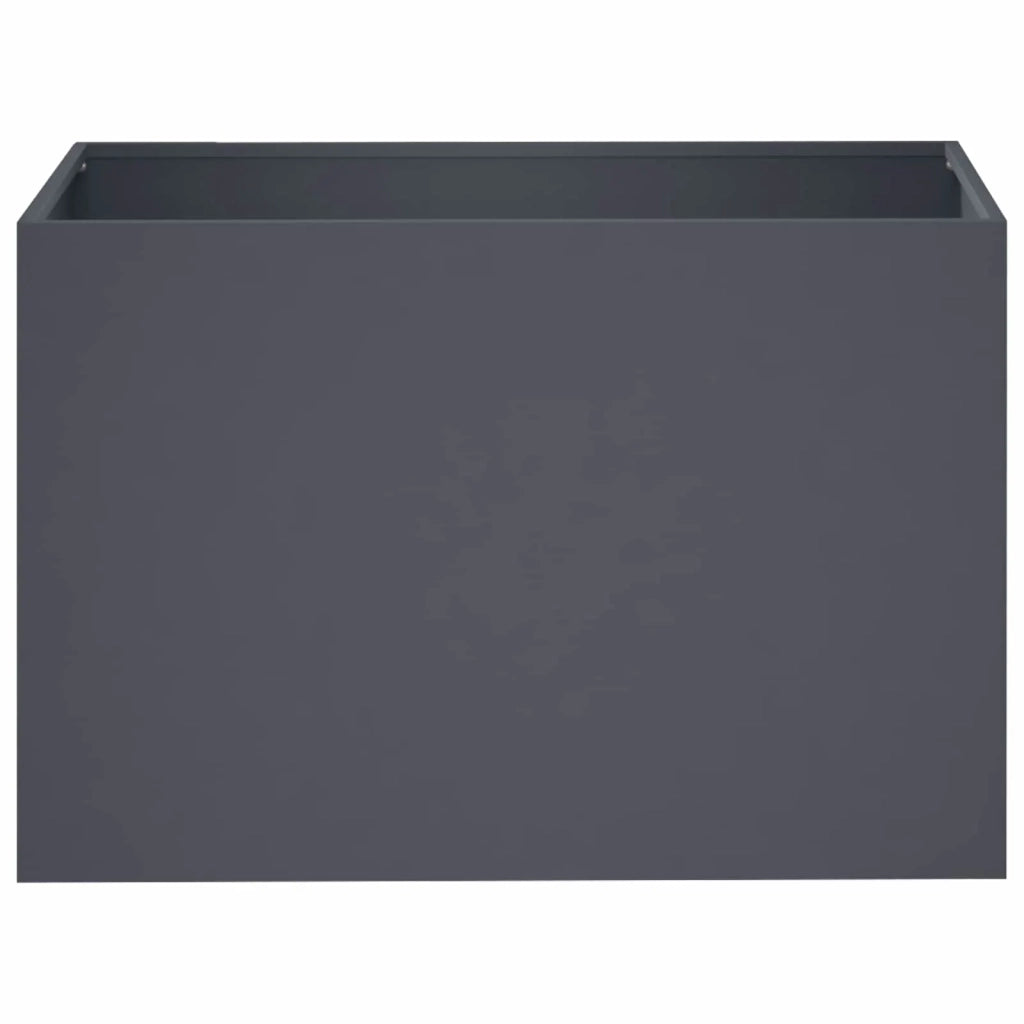 Vaso da giardino Antracite 60 x 40 x 40 cm 8005684
