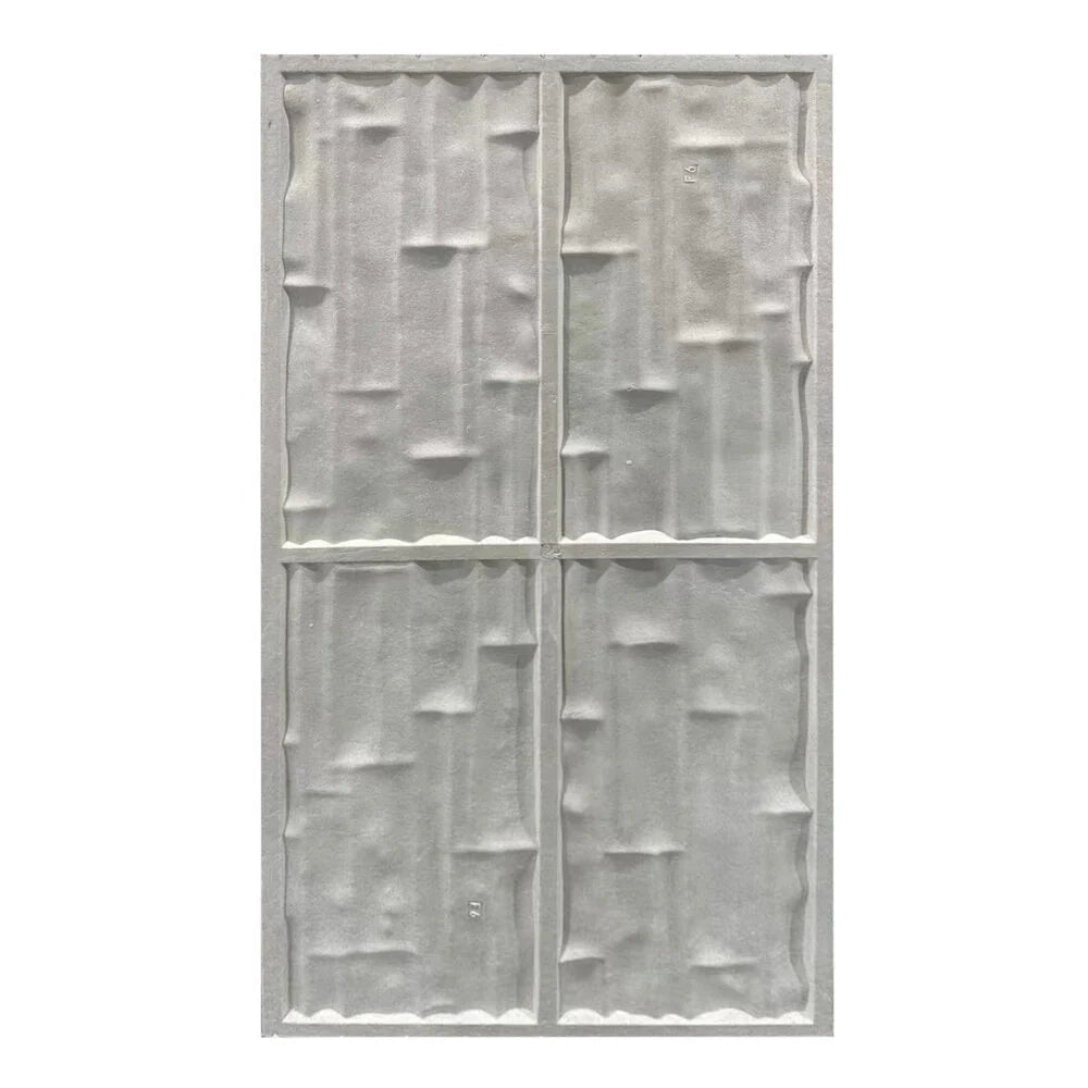 Pannello decorativo effetto pietra mattoni 3D set 12 pz 8,6 mt2 rivestimento murale in PU 120 x 60 x 2,5 Greige Tortora