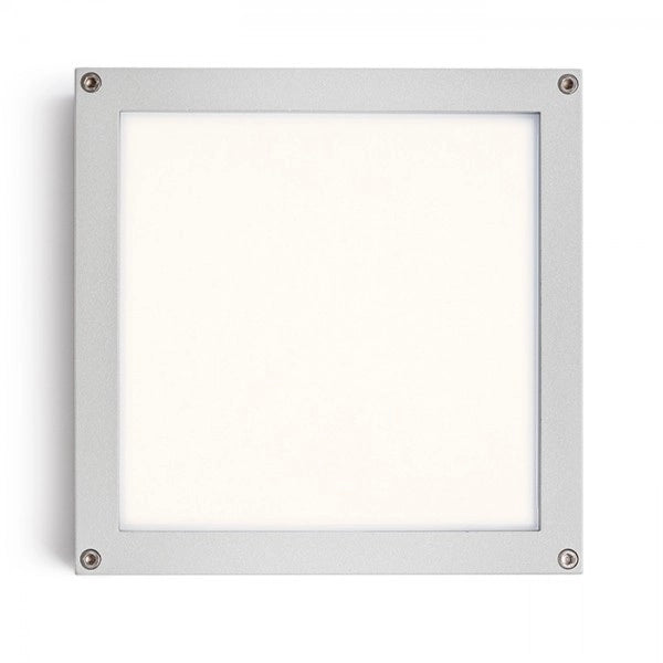 Plafoniera SCOTT da soffitto grigio argento  230V LED 9.8W IP54  3000K