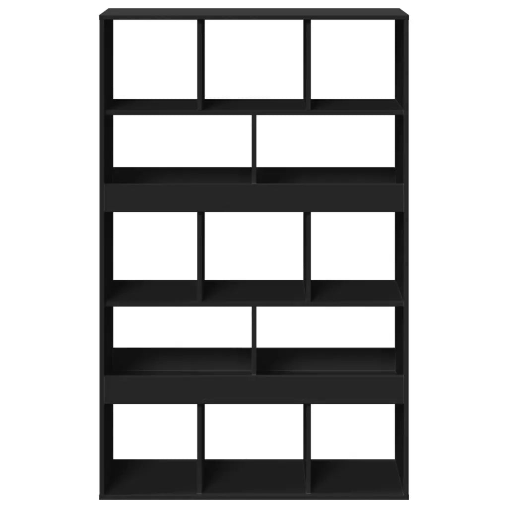 Libreria Nera 100x33x156,5 cm in Truciolato 3309367
